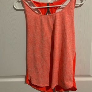 neon pink tank top
